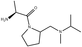(S)-2-AMino-1-{2-[(isopropyl-Methyl-aMino)-Methyl]-pyrrolidin-1-yl}-propan-1-one Structure