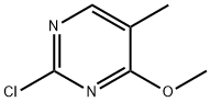 2-クロロ-4-メトキシ-5-メチルピリミジン 化学構造式