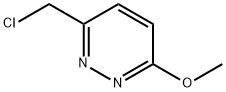 3-(氯甲基)-6-甲氧基哒嗪 结构式