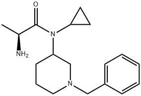 (S)-2-AMino-N-(1-benzyl-piperidin-3-yl)-N-cyclopropyl-propionaMide Structure