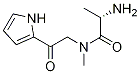 (S)-2-AMino-N-Methyl-N-[2-oxo-2-(1H-pyrrol-2-yl)-ethyl]-propionaMide 结构式