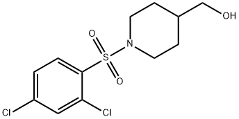 [1-(2,4-Dichloro-benzenesulfonyl)-piperidin-4-yl]-Methanol Structure