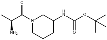 [1-((S)-2-AMino-propionyl)-piperidin-3-yl]-carbaMic acid tert-butyl ester Structure