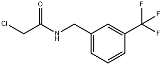 2-氯-N-(3-(三氟甲基)苄基)乙酰胺 结构式