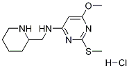(6-Methoxy-2-Methylsulfanyl-pyriMidin-4-yl)-piperidin-2-ylMethyl-aMine
hydrochloride