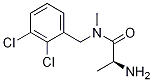 (S)-2-氨基-N-(2,3-二氯苄基)-N-甲基丙酰胺, 1308968-69-5, 结构式