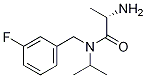 (S)-2-AMino-N-(3-fluoro-benzyl)-N-isopropyl-propionaMide 结构式