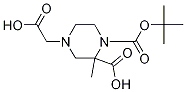 4-CarboxyMethyl-piperazine-1,2-dicarboxylic acid 1-tert-butyl ester 2-Methyl ester