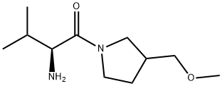 (S)-2-AMino-1-(3-MethoxyMethyl-pyrrolidin-1-yl)-3-Methyl-butan-1-one 结构式