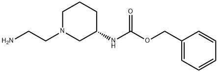 [(S)-1-(2-AMino-ethyl)-piperidin-3-yl]-carbaMic acid benzyl ester 结构式