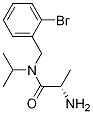 (S)-2-AMino-N-(2-broMo-benzyl)-N-isopropyl-propionaMide 结构式
