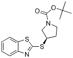 (R)-3-(Benzothiazol-2-ylsulfanyl)-p
yrrolidine-1-carboxylic acid tert-b
utyl ester
