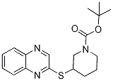 3-(Quinoxalin-2-ylsulfanyl)-piperid
ine-1-carboxylic acid tert-butyl es
ter
