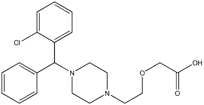 西替利嗪杂质C 结构式