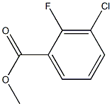 3-氯-2-氟苯甲酸甲酯 结构式