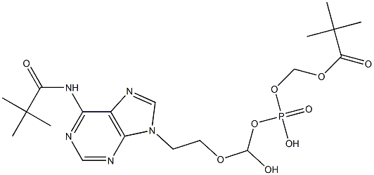 Adefovir Dipivoxil Impurity 2 Structure