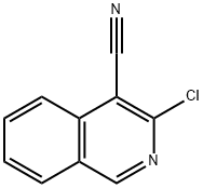 3-氯异喹啉-4-甲腈 结构式