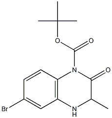 tert-butyl 6-broMo-3-Methyl-2-oxo-3,4-dihydroquinoxaline-1(2H)-carboxylate