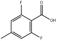 2,6-difluoro-4-methylbenzoic acid Struktur