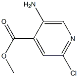 5-氨基-2-氯异烟酸甲酯 结构式