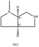(3AR,6AR)-1-甲基六氢吡咯并[3,4-B]吡咯双盐酸盐, 1417789-76-4, 结构式