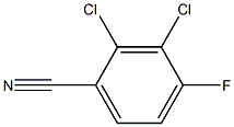 2,3-Dichloro-4-fluorobenzonitrile Structure