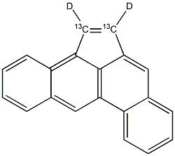 Benz[4,5]aceanthrylene-13C2,d2 Struktur