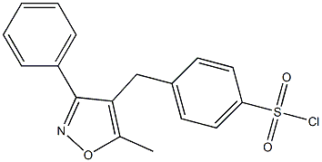 3-Phenyl-4-(4-chlorosulfonylbenzyl)-5-Methylisoxazole