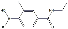 4-乙基氨基甲酰-2-氟苯硼酸,97% 结构式