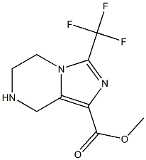 Methyl 3-(trifluoroMethyl)-5,6,7,8-tetrahydroiMidazo[1,5-a]pyrazine-1-carboxylate Structure