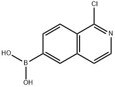 1-chloroisoquinolin-6-yl-6-boronic acid Structure