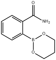 2-(1,3,2-Dioxaborinan-2-yl)benzamide, 2377611-18-0, 结构式