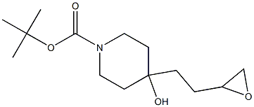 tert-butyl 4-hydroxy-4-(2-(oxiran-2-yl)ethyl)piperidine-1-carboxylate Structure