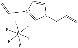 1-烯丙基-3-乙烯基咪唑六氟磷酸盐, , 结构式