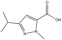 3-Isopropyl-1-methyl-1H-pyrazole-5-carboxylic acid