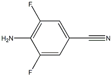 4-氨基-3,5-二氟苯腈 结构式