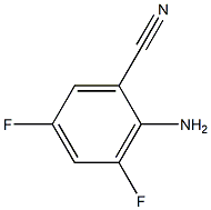 2-氨基-3,5-二氟苯腈 结构式