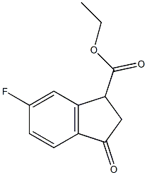 ethyl 6-fluoro-3-oxo-2,3-dihydro-1H-indene-1-carboxylate