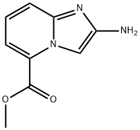 2-氨基咪唑并[1,2-A]吡啶-5-羧酸甲酯, 1803609-76-8, 结构式