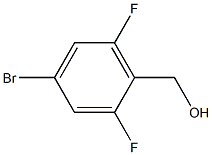 4-broMo-2,6-difluorobenzyl alcohol Struktur