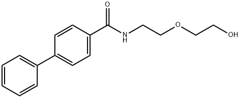 N-[2-(2-羟基乙氧基)乙基]联苯-4-甲酰胺 结构式