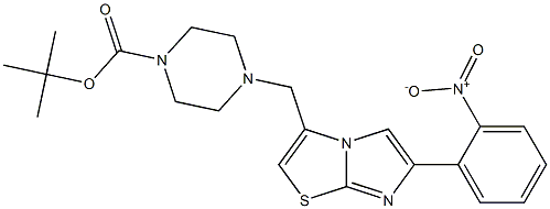 tert-butyl 4-((6-(2-nitrophenyl)iMidazo[2,1-b]thiazol-3-yl)Methyl)piperazine-1-carboxylate