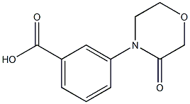 3-(3-Oxo-Morpholin-4-yl)-benzoic acid Structure