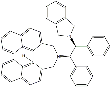 (11bR)- 4-[(1S,2S)-2-(1,3-dihydro-2H-isoindol-2-yl)-1,2-diphenylethyl]-4,5-dihydro-3H-Dinaphth[2,1-c:1',2'-e]azepine Structure