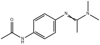 N'-(4-AcetylaMinophenyl)-N,N-diMethylacetaMidine Structure
