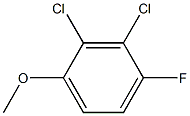 2,3-二氯-4-氟苯甲醚, , 结构式