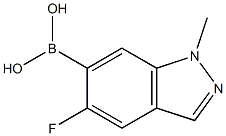 5-fluoro-1-Methyl-1H-indazol-6-yl-6-boronic acid Structure