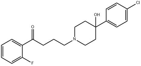 4-[4-(4-Chlorophenyl)-4-hydroxy-1-piperidinyl]-1-(2-fluorophenyl)-1-butanone Structure