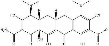 (4S,4aS,5aR,12aS)-4,7-Bis(diMethylaMino)-1,4,4a,5,5a,6,11,12a-octahydro-3,10,12,12a-tetrahydroxy-8-chloro-9-nitro-1,11-dioxo-2-naphthacenecarboxaMide