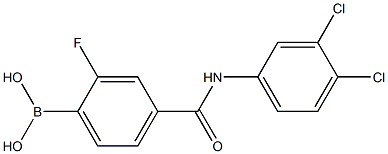 4-(3,4-DichlorophenylcarbaMoyl)-2-fluorobenzeneboronic acid, 97%
